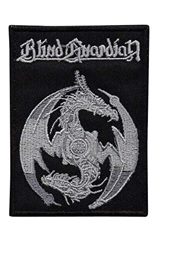 Blind Guardian Red Patch Badge Embroidered Iron on Applique Patch Accessory