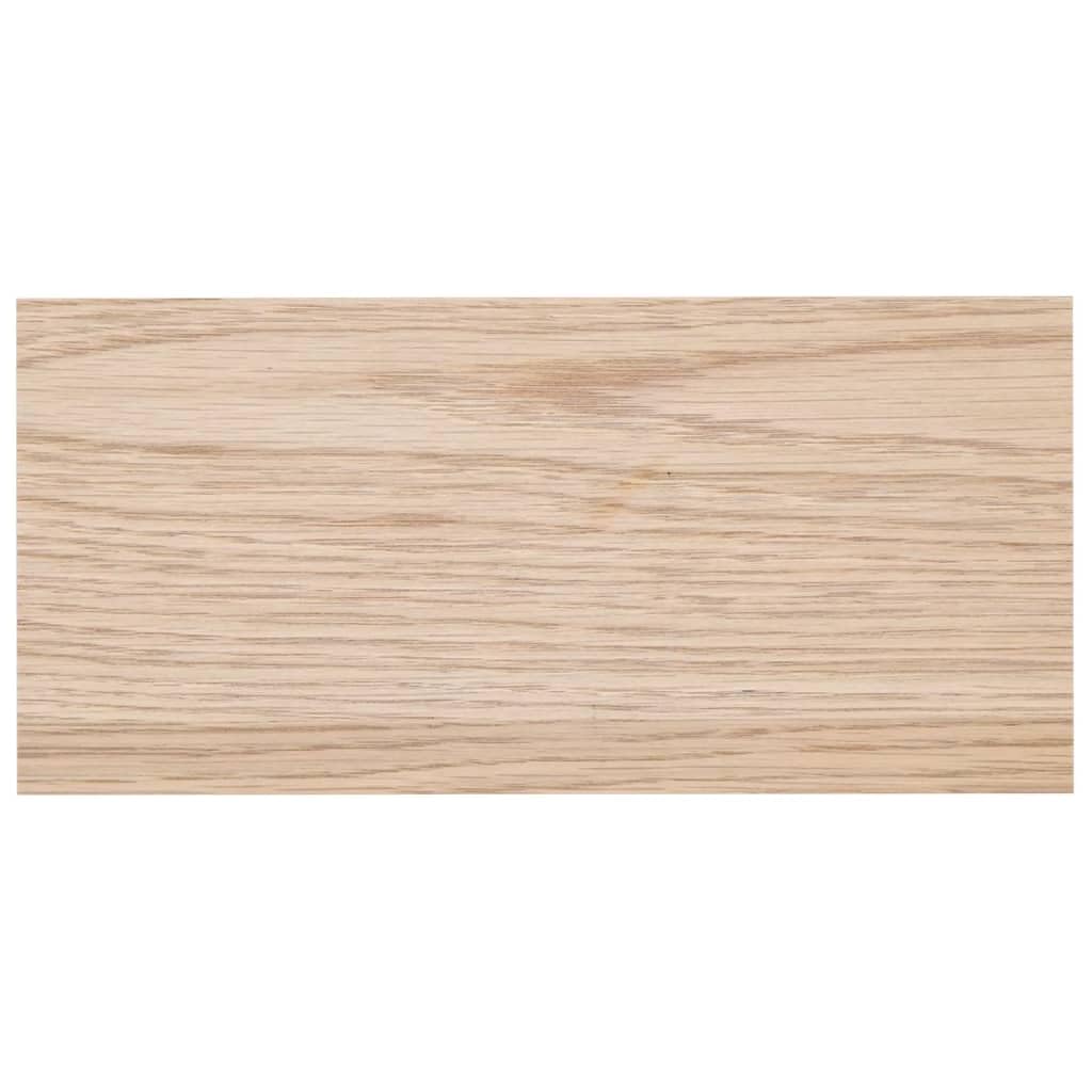 Estantería flotante de 50 x 23,5 x 3 cm, madera con chapa de roble, soporte invisible, para salón, dormitorio, cocina, estantes de pared versátiles para organización