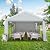 20x30 ft Party Tent Heavy Duty Canopy Tent with Removable Sidewall & 4 Sand Bags, Outdoor Wedding Event Tents for Party (20' x 30')