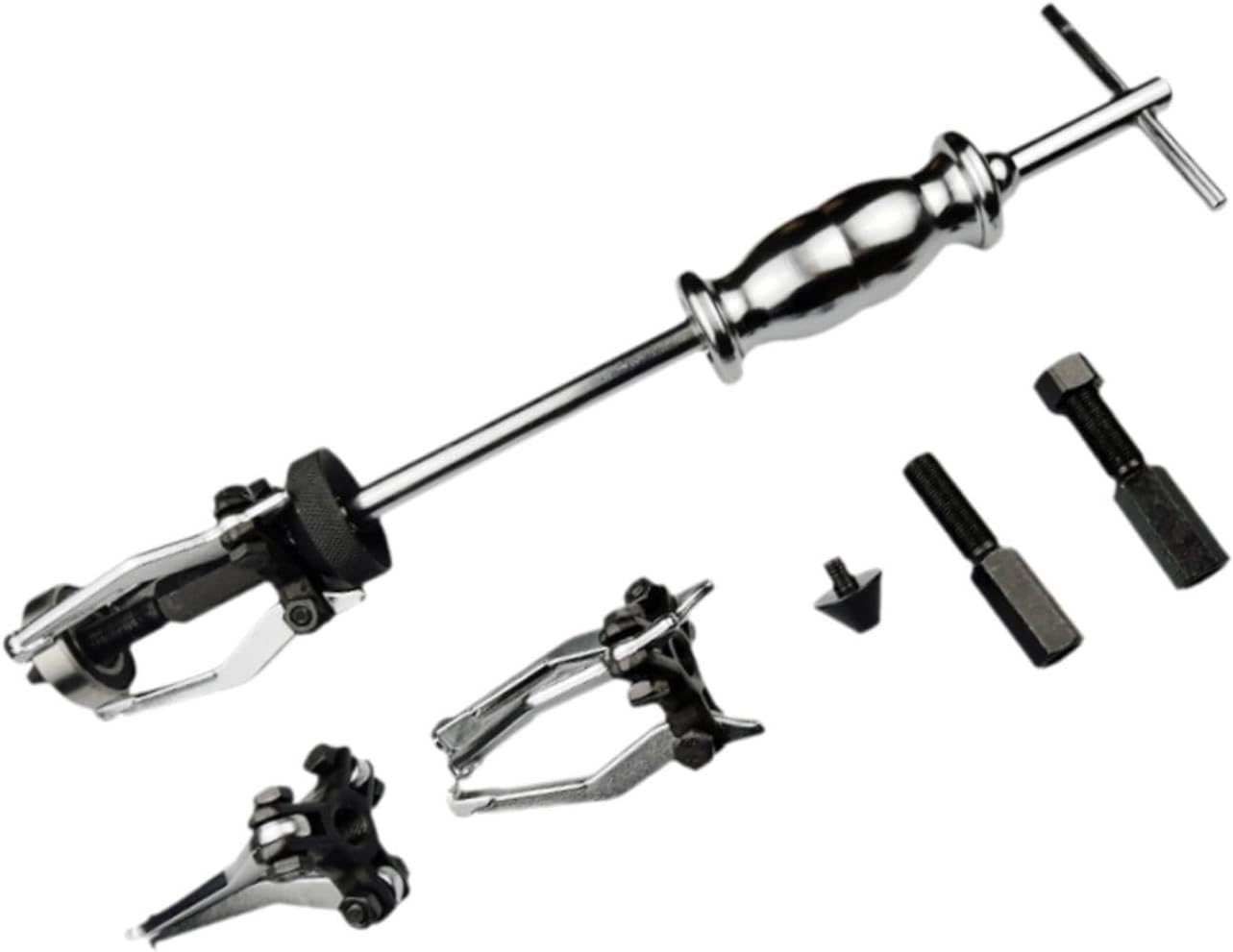 Slide Hammer Puller Set 3 Jaw Premium External Internal Hub Puller Remover