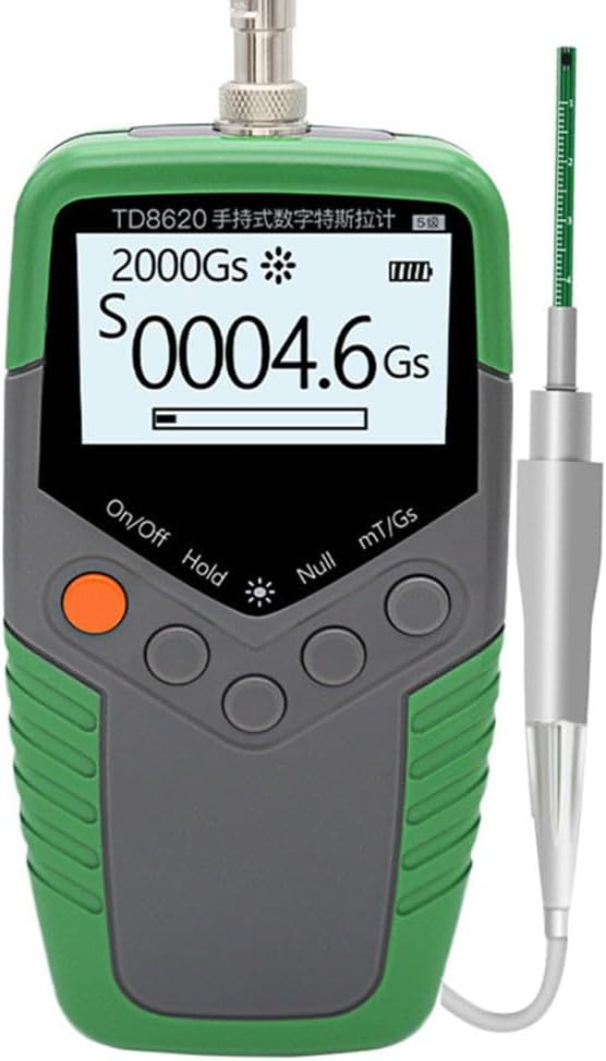 for TESLA Tester Digital Gauss Meter Permanent Magnet Gauss Meter Handheld Digital For for TESLA Meter 2% TD8620
