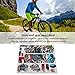 VBESTLIFE Front Fork Sticker Scratch PVC Front Fork Protector Decal for Mountain Bikes Road Vehicles(Graffiti Front Fork) and Spare Parts