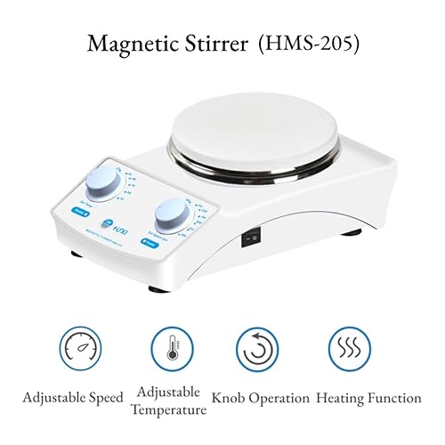 Miniatura 2 de +UXI Agitador magnético Placa caliente Pantalla LCD RT+5 ~ 350? Rango de velocidad 100-2000rpm Capacidad máxima de procesamiento 20L Rango de ajuste