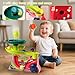 Didklom Busy Ball Popper Toy for Babies 9+ Months - 5 Balls with Popping Action & Fun Music, Cause and Effect Ball Drop Toy, Perfect Baby Shower Birthday Gift, Indoor Travel Play