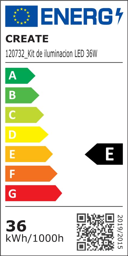 Energy Label for CREATE WIND CLEAR Ceiling Fan