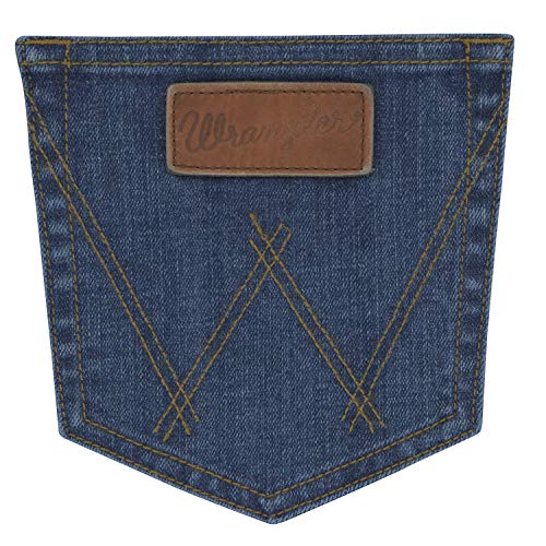 Wrangler Men's 20X Competition Active Flex Relaxed Fit Jean, Admiral Blue, 38W x 32L