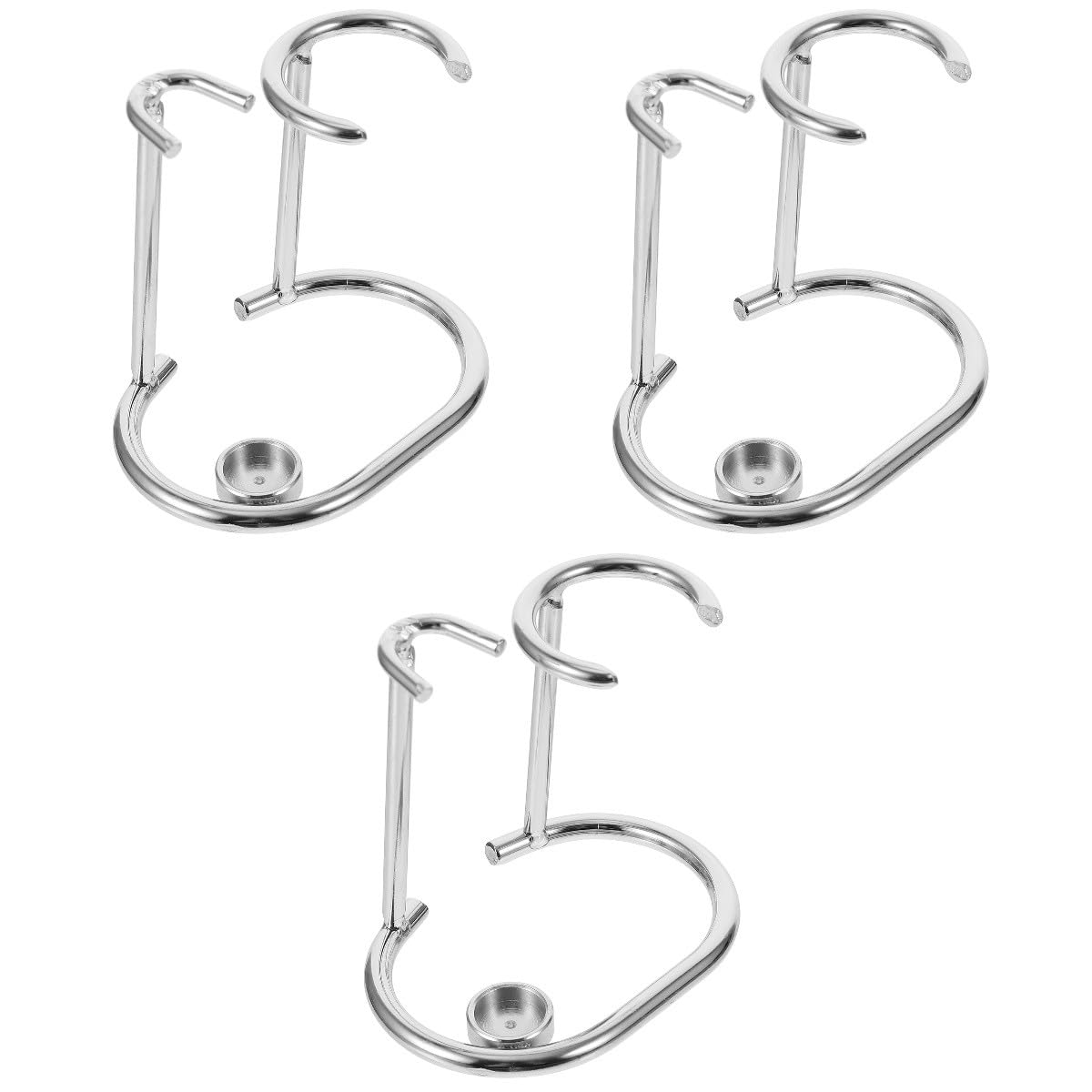 PACKOVE 3 Pezzi per Rasoio e Spazzola Inossidabile Organizer per Strumenti Design Invertito per Asciugatura Rapida per