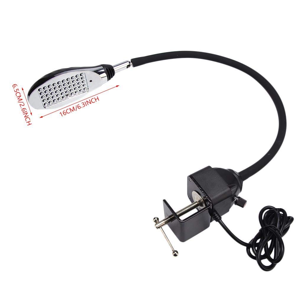 Lampe de la Machine à Coudre LED, 8W 3 Niveaux de Gradation de la Lampe de Travail LED pour Machines Industrielles et Domestiques(EU plug)