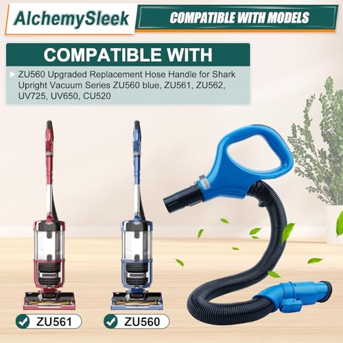 Image of CU530 Replacement Hoses Handle for Shark Navigator Rotator Lift-Away Upright Vacuum ZU560 Blue, UV730, UV725, UV725 26, ZU561, ZU562, UV725 Gray, UV650, CU520 Replacement Hose Upright Vacuum Clean
