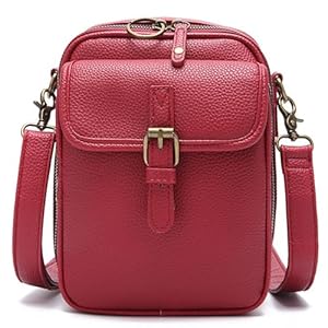 Generisch Successivei Crossbody Leder Messenger-Bag