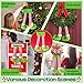 PAMASE Elf Leg for Car Trunk - Christmas Car Decoration, Rear Side Window Exterior Accessories Decor, Xmas Creative Gifts Stuffed Santa Claus Feet, Green Elf Boots Sticking Out of Trunk