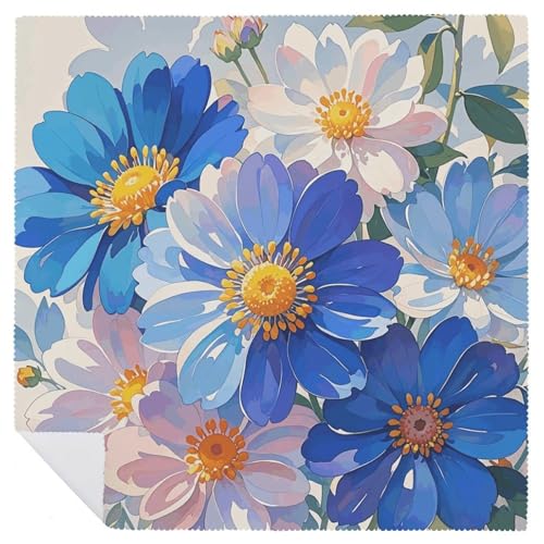 Servilletas de Tela con Flores Acuarela - Pack 4 piezas miniatura 6