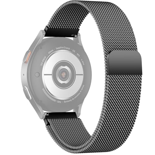 Quesuc Edelstahl Mesh Uhrenarmband Metall Ersatz Armband Magnetverschluss Smartwatch Schnellverschluss Watch Uhren Ersat...