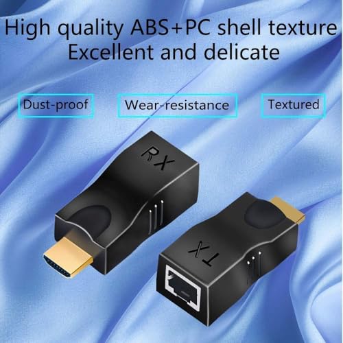 Image of PremiumAV HDMI Extender over Cat5e /Cat6 Cable up to 30 Meters, Ideal for TV, Projector, Gaming Consoles, and Laptops