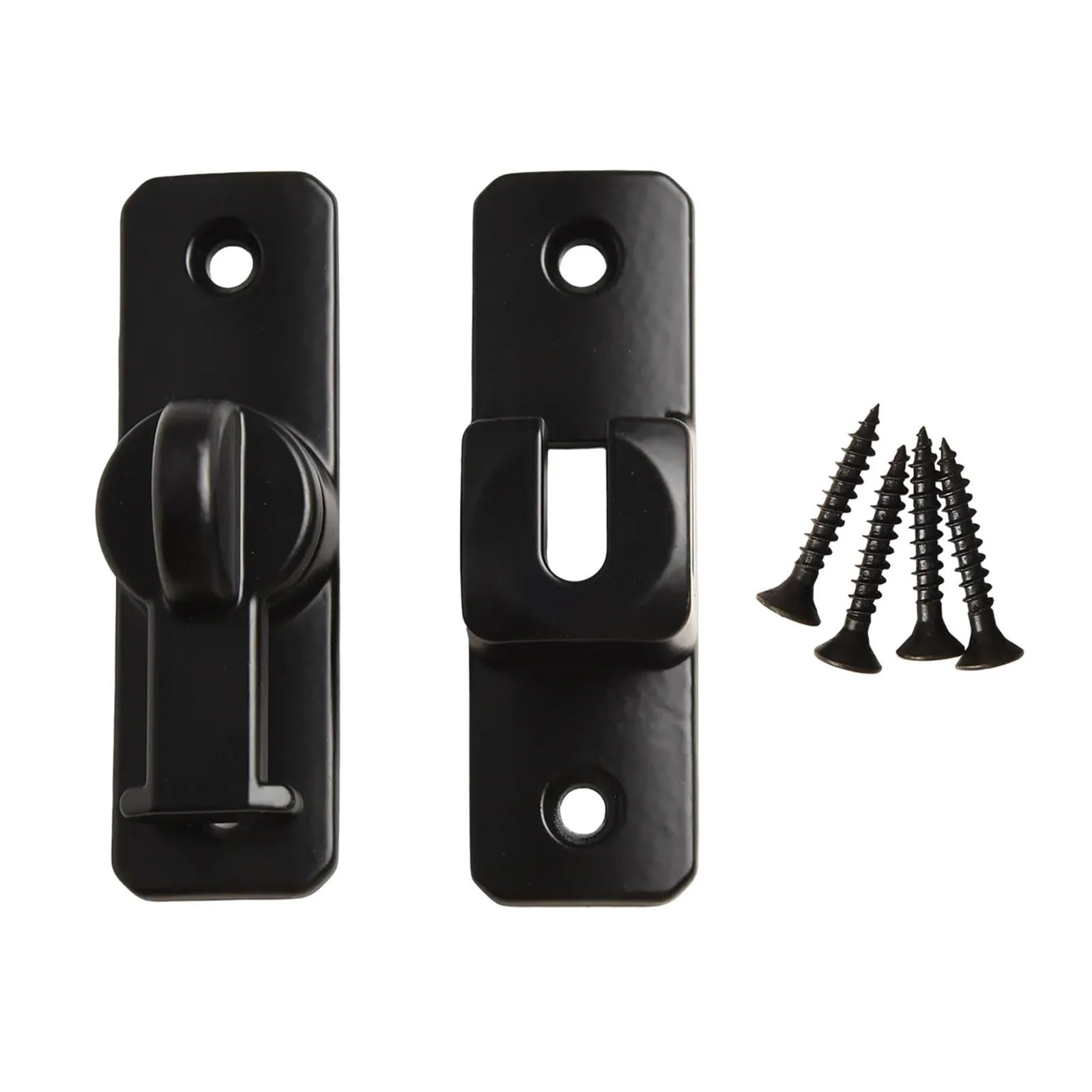 Sliding Door Latch Bolt Multicolor Zinc Alloy 90/180 Degree Security Bathroom Cabinets