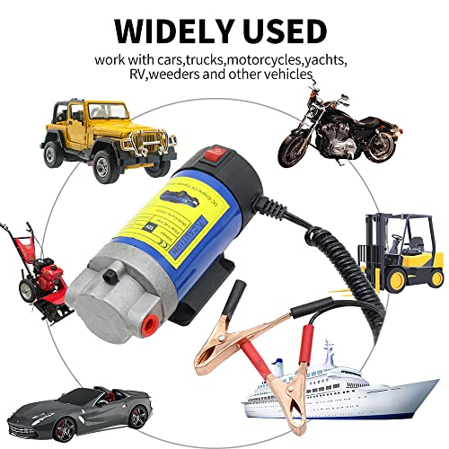 Makerele Oil Extractor Pump For Engine Oil Extraction And Oil Transfer Change Pump,Portable Electric Self-Priming Powerful Gear Pump #TOP3