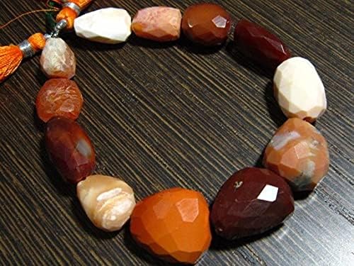 Opale de feu du Mexique : pépites facettées haut de gamme pour bijoux d'exception
