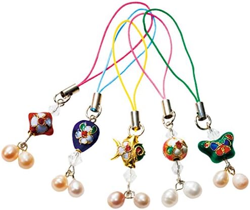 Amazon 中国 土産 七宝焼 携帯ストラップ 5コセット 海外旅行 中国 お土産 おみやげ宅配便 食品 飲料 お酒 通販