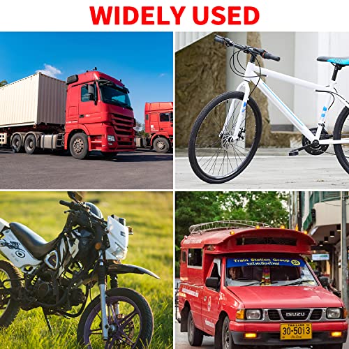 Sutekus 17.5" Tire Spoons Lever Mount/Demount Iron for Auto Truck Maintenance, 2PCS (17.5") - Image 6