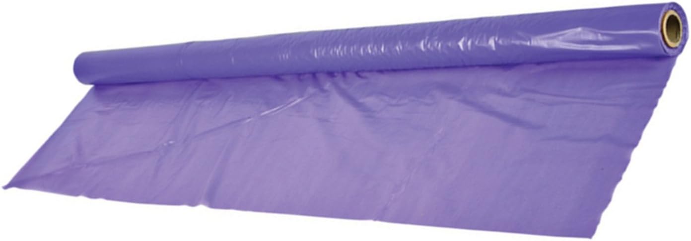 NINGBO Polyvinyl 40" in x 100'ft Banquet and Picnic Table Rolls - Purple