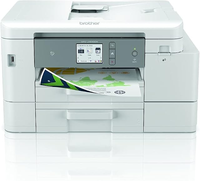 Brother MFC-J4540DW XL Wireless Colour Inkjet Printer | 4-in-1 (Print/Copy/Scan/Fax)| A4 | Photos | All-In-Box Bundle | UK Plug