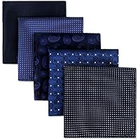 Shlax&Wing 5&nbsp;Stück sortierte Taschentücher für Herren quadratisch Gr. Einheitsgröße