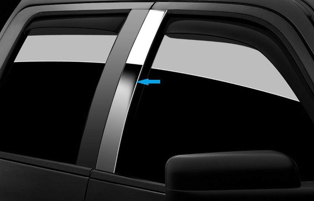 MaxMate Made in USA! Compatible with 2000-2005 Chevy Monte Carlo 2 PC Stainless Steel Chrome Pillar Post Trim