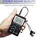 Portable AM/FM Pocket Radio with Digital Tuning LCD Display, SWDSTP Rechargeable Mini Radio with Stereo Earphone and Removable Belt Clip for Walking, Jogging