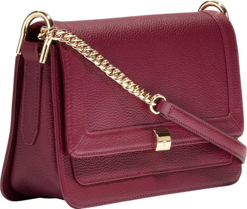Image of Cole Haan Women's Daniella Chain Shoulder Bag, Black Cherry