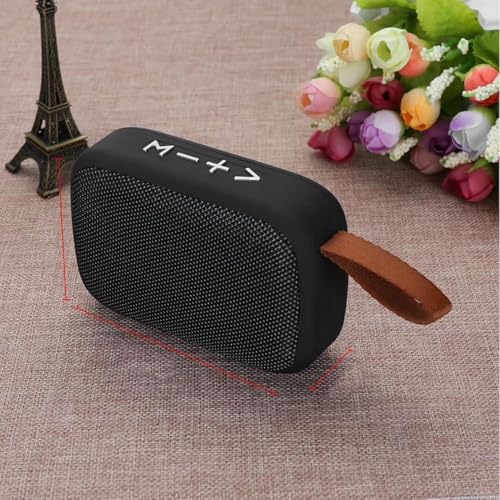 Image of Drumstone (𝗦𝗽𝗲𝗰𝗶𝗮𝗹 𝟭𝟬 𝗬𝗲𝗮𝗿𝘀 𝗪𝗮𝗿𝗿𝗮𝗻𝘁𝘆 Compact Mini BT Speaker with Subwoofer, Clear Sound, Memory Card Slot, USB, FM Support, Fast Connection, Lightweight Design, Portable