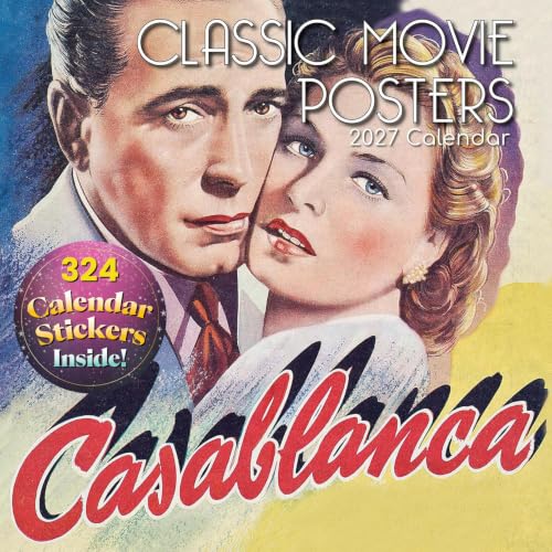 Classic Movie Posters Wall Calendar
