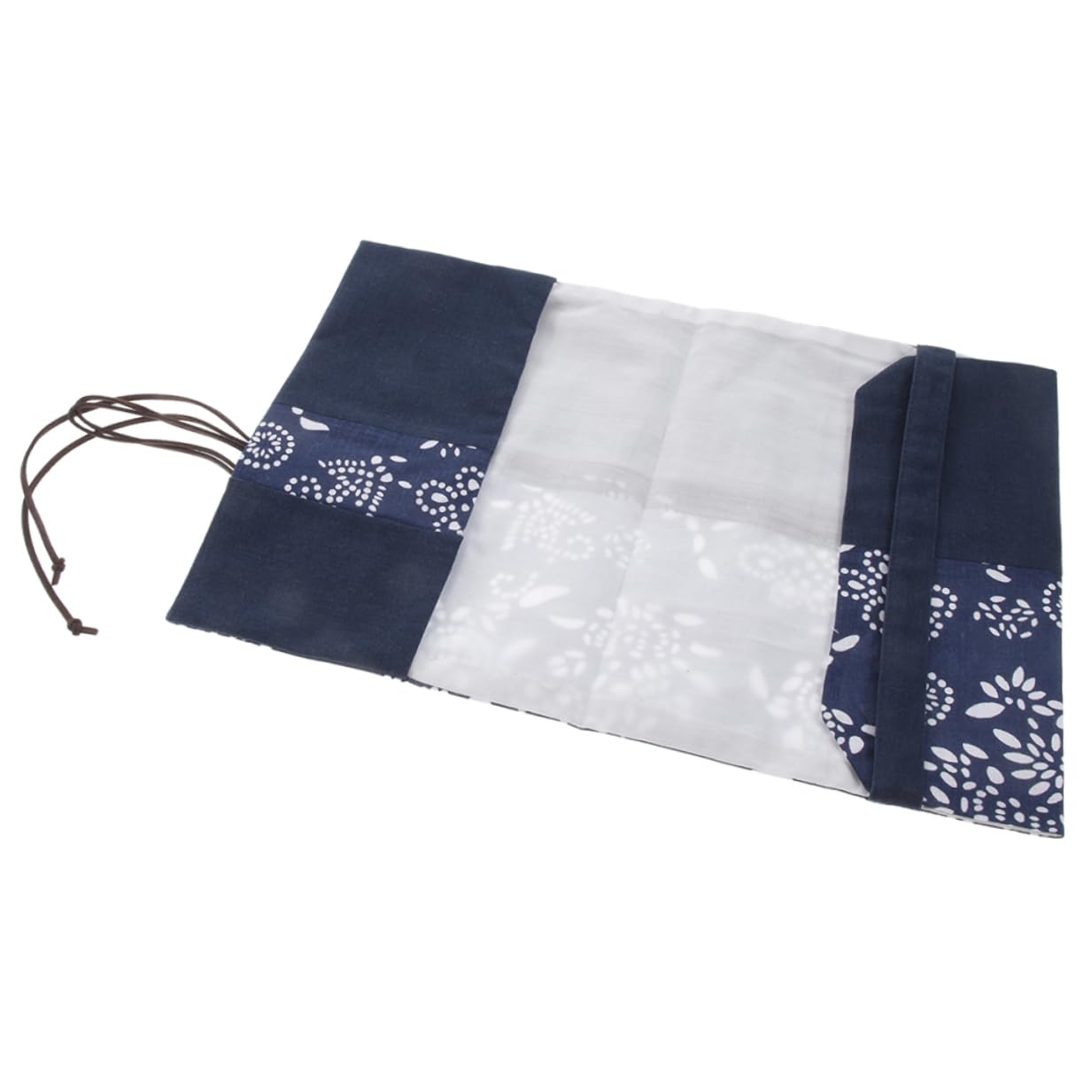 Tofficu 4 Pièces Protecteur de couverture de livre en tissu teint bleu encre livre decoration livre décoration afficher décor de livre en tissu protège-livre ornemental livre protecteur