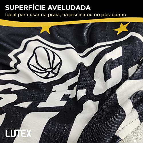 Toalha Time Oficial Lepper Aveludada Praia Piscina Escudos Cores Clube Licenciada Original 140x70cm