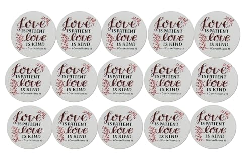 Novel Merk Love is Patient Magnet Set, 15 Pieces