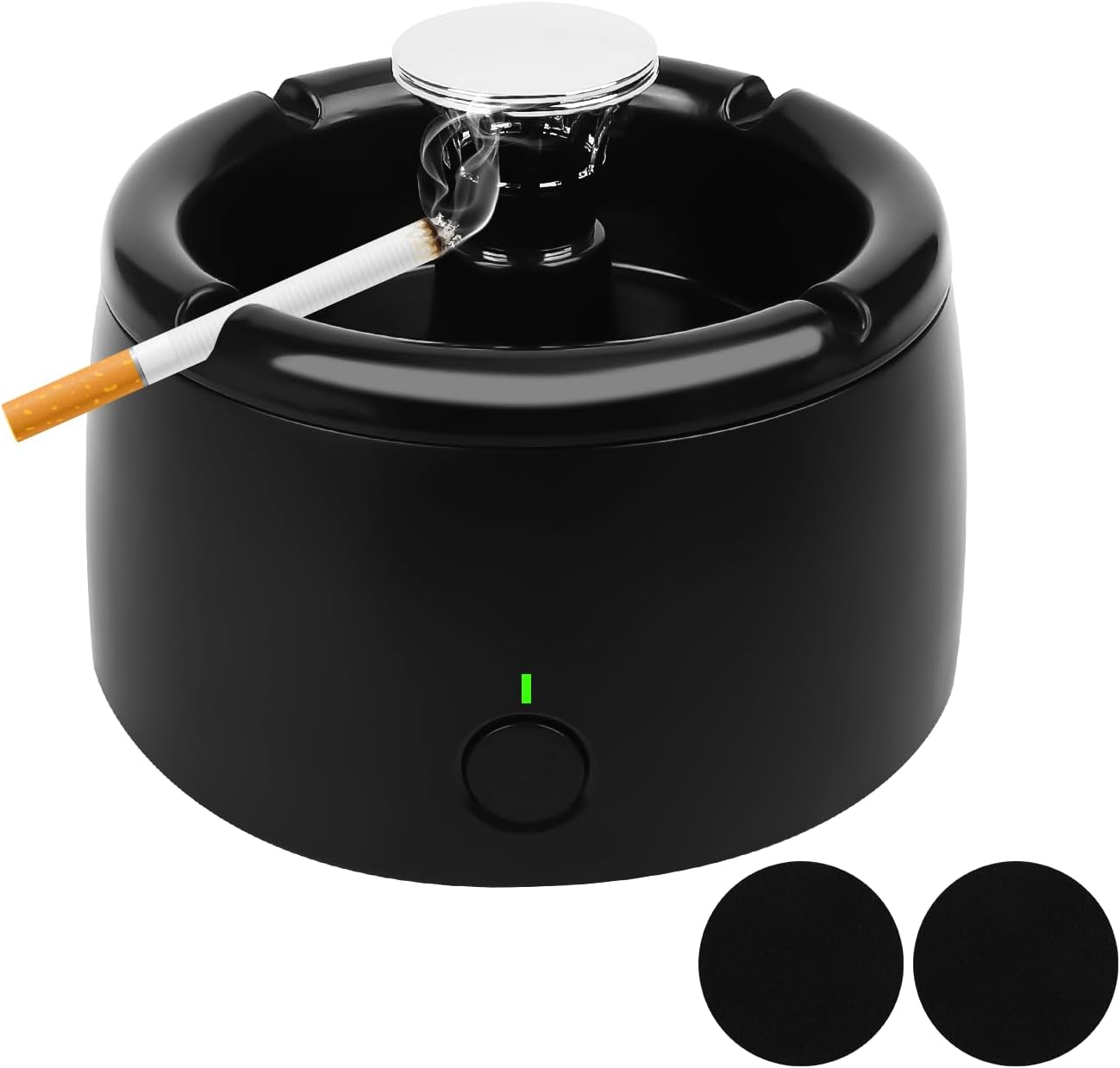 FLOVERKITY Smokeless Ashtray Clean Air Ashtray Air Purifier