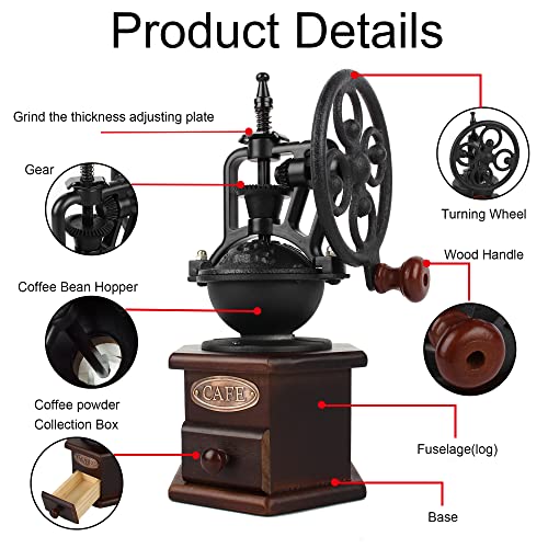 Wooden Manual Coffee Grinder