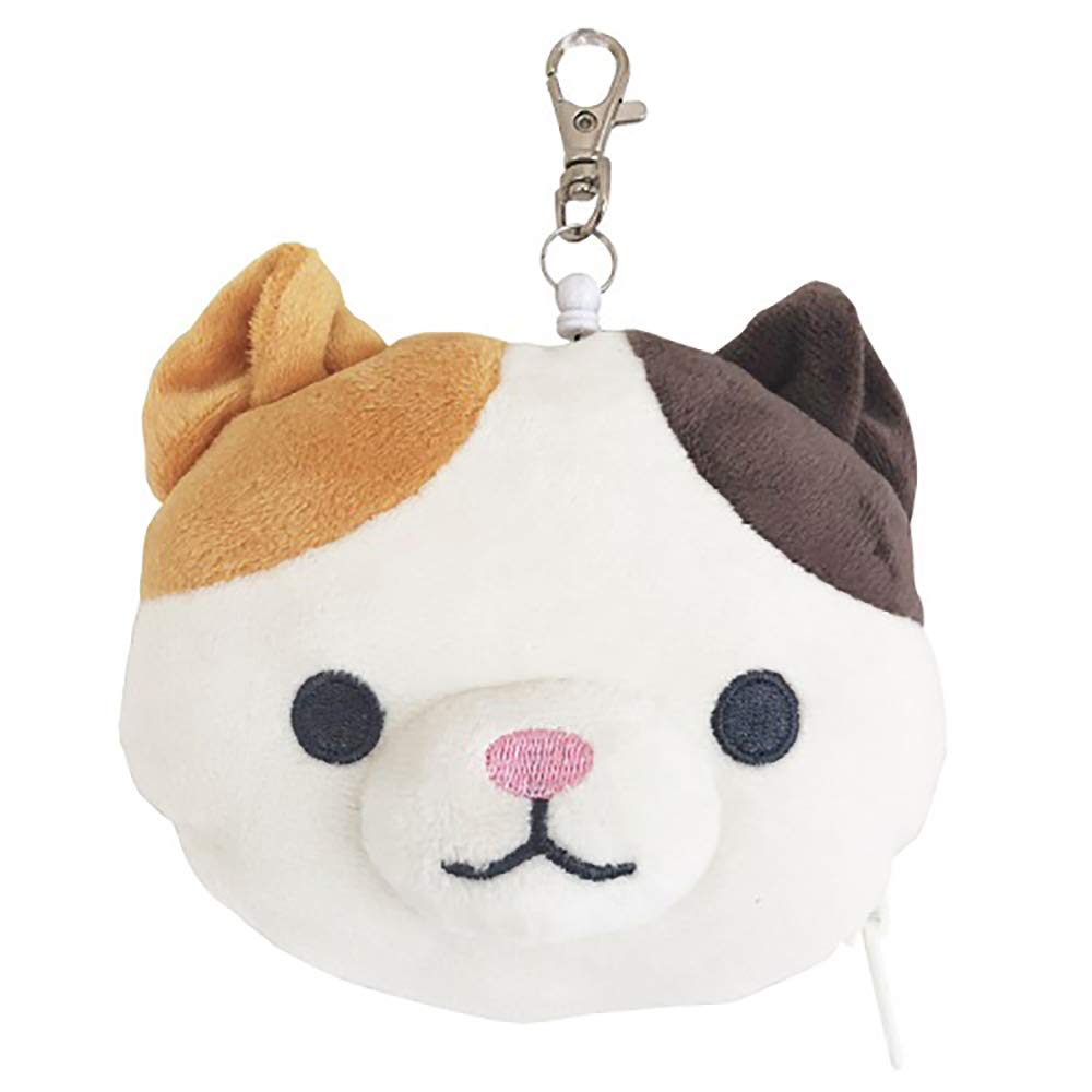 Amazon.co.jp: ファニーズ パスケース & キーケース ぬいぐるみ 三毛猫