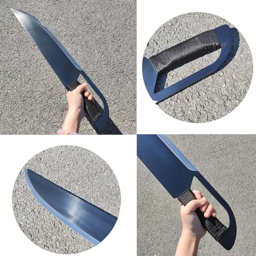 COSWOR Metal Anime Sword Two Piece Set Kurosaki's Zangetsu Dual Swords for Cosplay, Collection