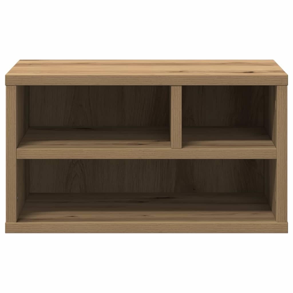 vidaXL Stojak na drukarkę Dąb rzemieślniczy 40 x 32 x 22,5 cm, Nowoczesny, prostokątny stojak na drukarkę, biurowy organizer, drewniany desktop, oszczędność miejsca