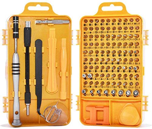 110 in 1 Multifunktionales Präzisions-Schraubendreher-Set Reparaturwerkzeug Kombination Schraubendreher-Bit-Set Magnet-Schraubendreher-Kit für