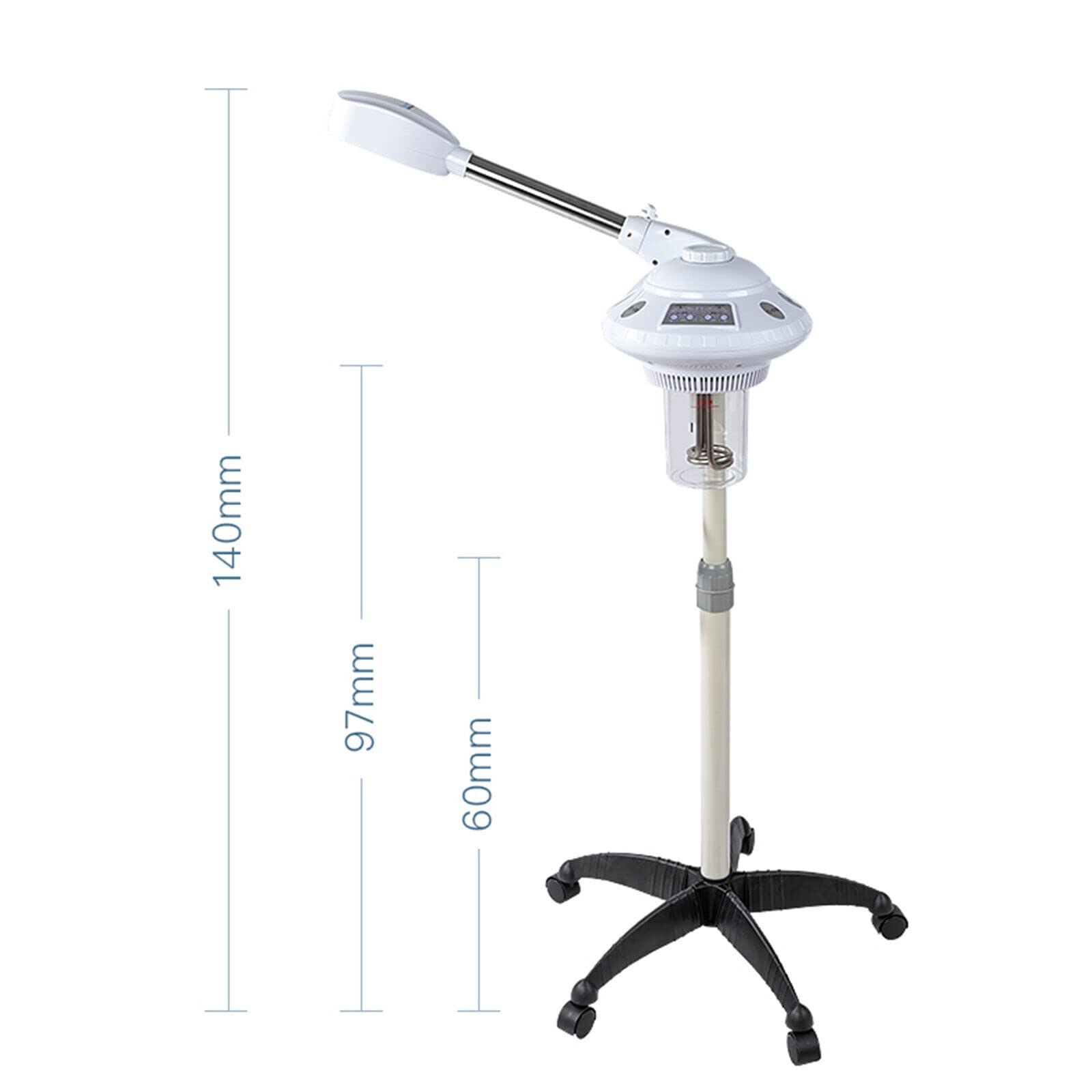 Evaporatore per sauna facciale, 220 V, per sauna facciale, vapore, macchina per il viso, strumento di bellezza idratante, per la casa salone spa