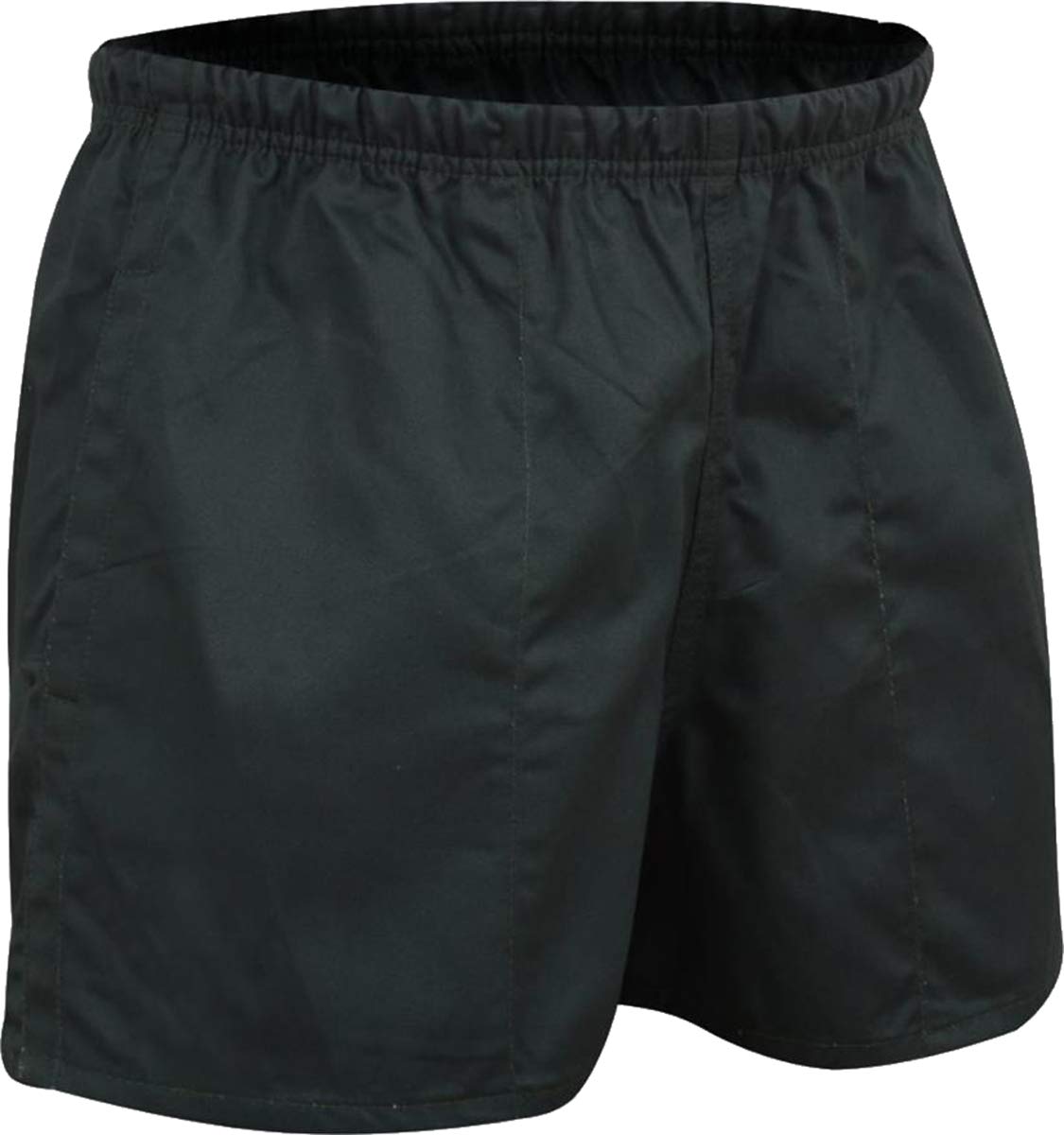 ND Plain Rugby Shorts with Pockets and Drawstring Durable (White, XL)