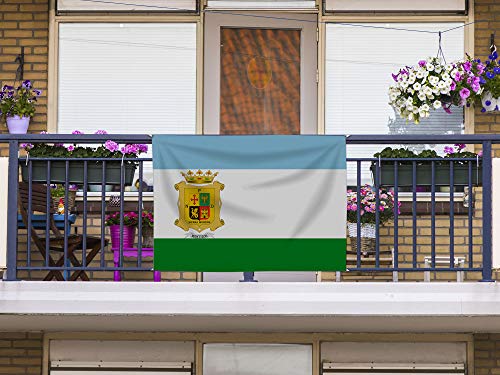 Oedim Bandera de Montizón Sin Palo | 150x85cm | Reforzada y con Pespuntes | Bandera con 4 Lazos y Resistente al Agua