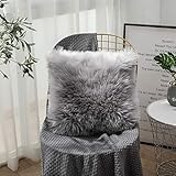 SCHÖNE WAHL: Dieser schöne, kuschelige Kissenbezug mit edlem Design und Look. Dekorative quadratische Kissenbezüge für Fotografiezwecke, Schlafzimmer, Wohnzimmer-Sofa, Autositz, Spielzimmer, Bank, Bett, Zuhause, Büro, Außenbereich, Terrasse, Stuhl, Couchtisch und Heimdekoration. Kann nicht nur Ihr Zuhause dekorieren, sondern auch als gutes Geschenk für Eltern, Freunde, Kind.