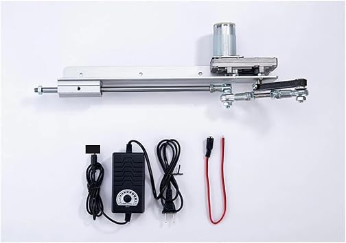 Reciprocating Cycle Linear Actuator 24V Gear Adjustable Telescopic Motor DIY with Speed Controller Stroke 3-15CM for Beginners DIY Use(90RPM,DC 12V)