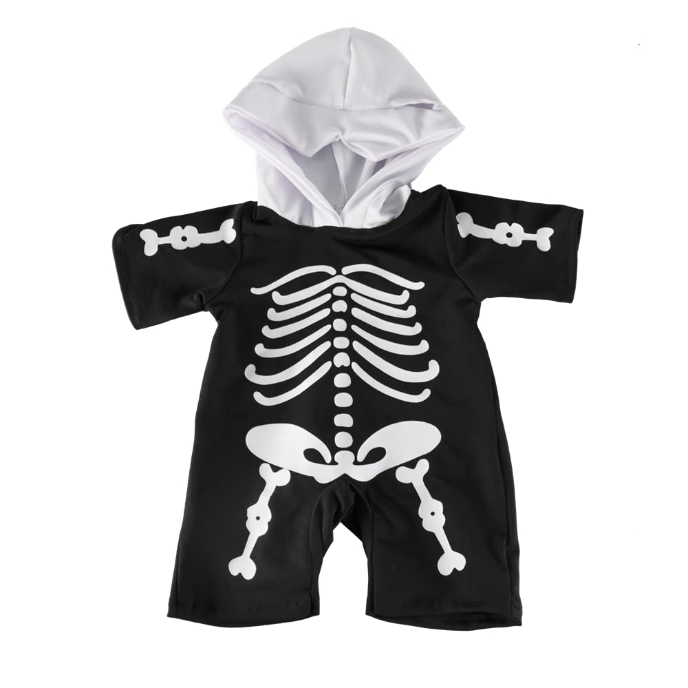 Teddy Tastic Skeleton Pajamas Halloween PJ's Teddy Outfit Fits 16" / 40cm Teddy Bears NEW Make a Bear Outfit