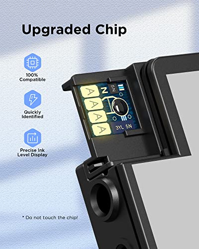 952Xl 952 Xl High-Yield Ink Cartridges, Replacement For Hp 952 952 Xl Ink Cartridges Combo Pack (4 Pack, 1Bk/1C/1M/1Y), Upgraded Chip, For Officejet Pro 8710 8720 7720 7740 8210 8702 8715 8725 Printer #TOP6