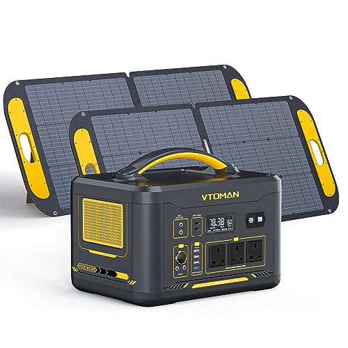 Station D'alimentation Portable VTOMAN Jump 1500X - 828Wh LiFePO4 - 1500W (pic 3000W) - Sorties AC/DC/USB-PD