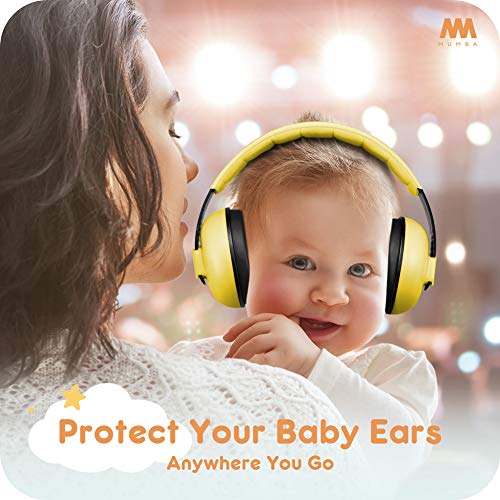 Image of mumba Baby Ear Protection Noise Cancelling Headphones for Babies and Toddlers Baby Earmuffs - Ages 3-24+ Months