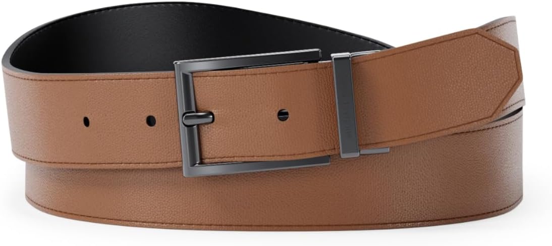 Cinturón de vestir reversible de cuero de 31 mm Michael Kors para hombre